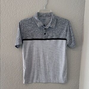 Old Navy Two-Tone Gray Polo Shirt